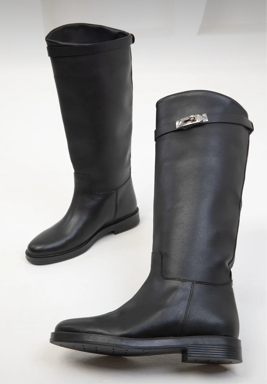 Flat Riding Boots